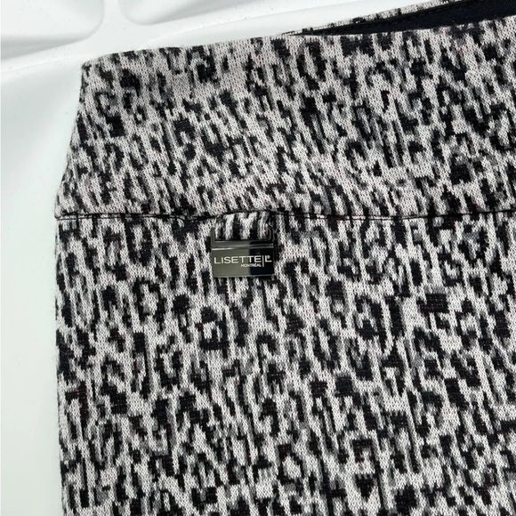 $139 NWT Lisette Sz 6 Womens Gradient Knit Abstract Ombre Leopard Print … - Picture 7 of 9